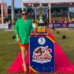 Famous Anchor and host Manisha Pandey Shines at LWPL 2026 After Her huge Successful UPT20 Stadium Anchoring Stint
